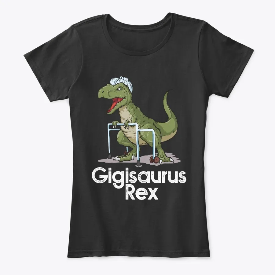 Grandparents Day Gift Gigisaurus t-shirt