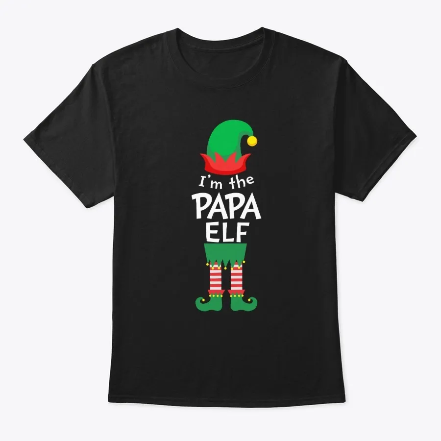 The Papa Elf Christmas Family Matching t-shirt