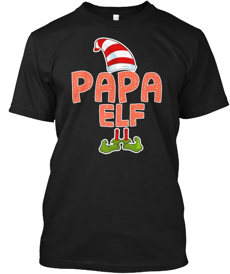 Papa Elf T-shirt Funny Merry Christmas C t-shirt