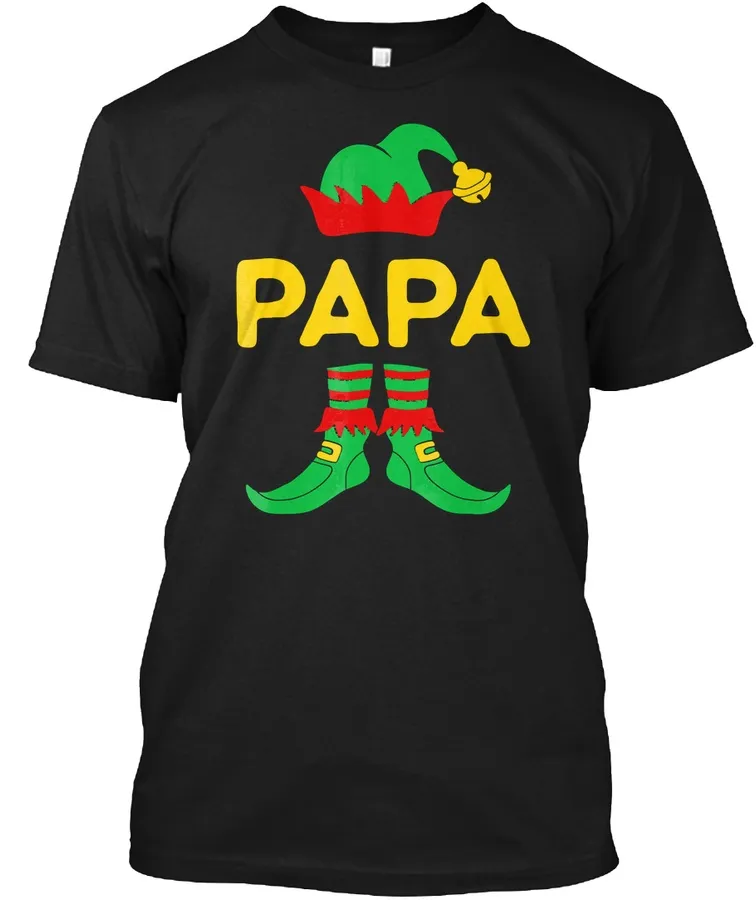 Papa Elf Christmas Shirt Family Matching t-shirt
