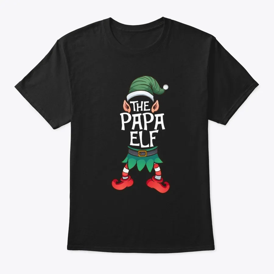 The Papa Elf Christmas Family Matching t-shirt