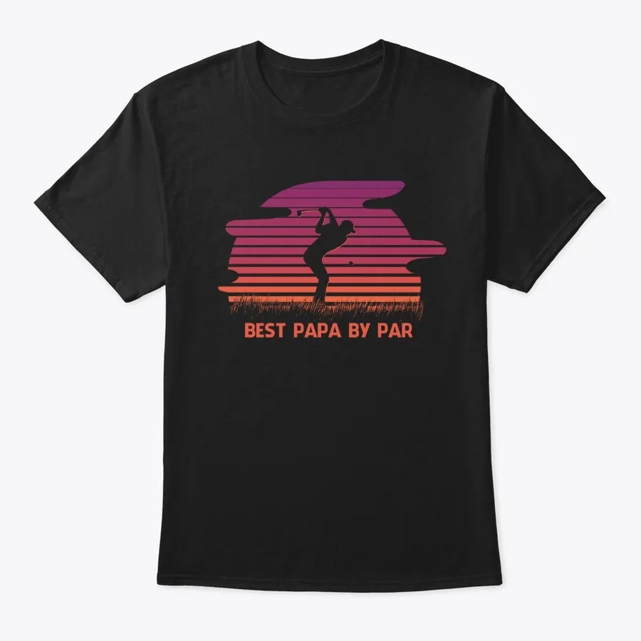 Best Papa By Par Golf t-shirt