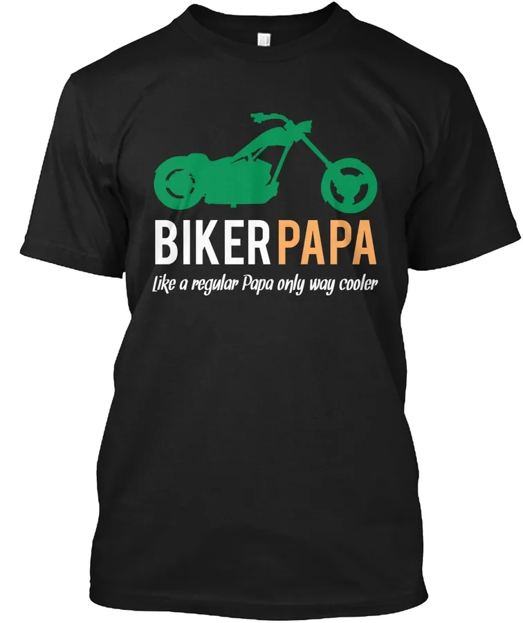 Biker Papa Gift Cute Motorcycle Grandpa t-shirt
