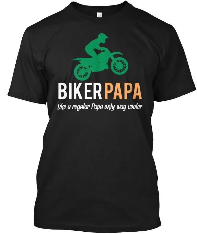 Riding Papa Gift Cute Motorcycle Grandpa t-shirt