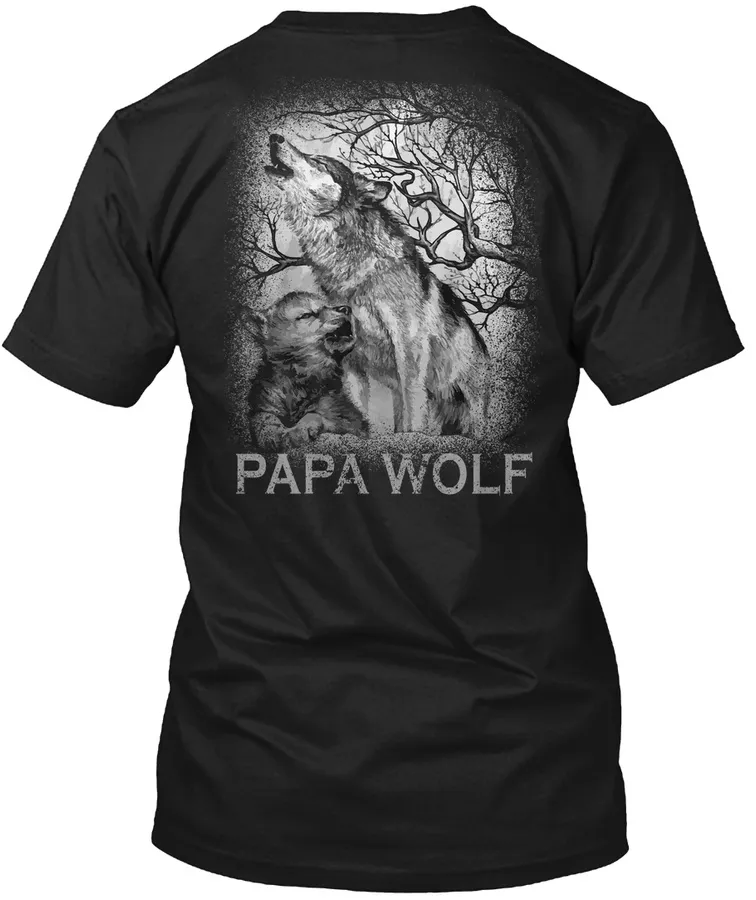 Papa Wolf Back t-shirt