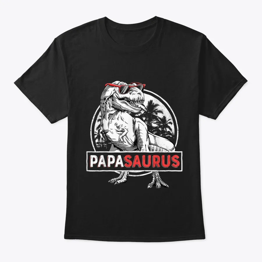 Papasaurus T Shirt T Rex Papa Saurus Din t-shirt