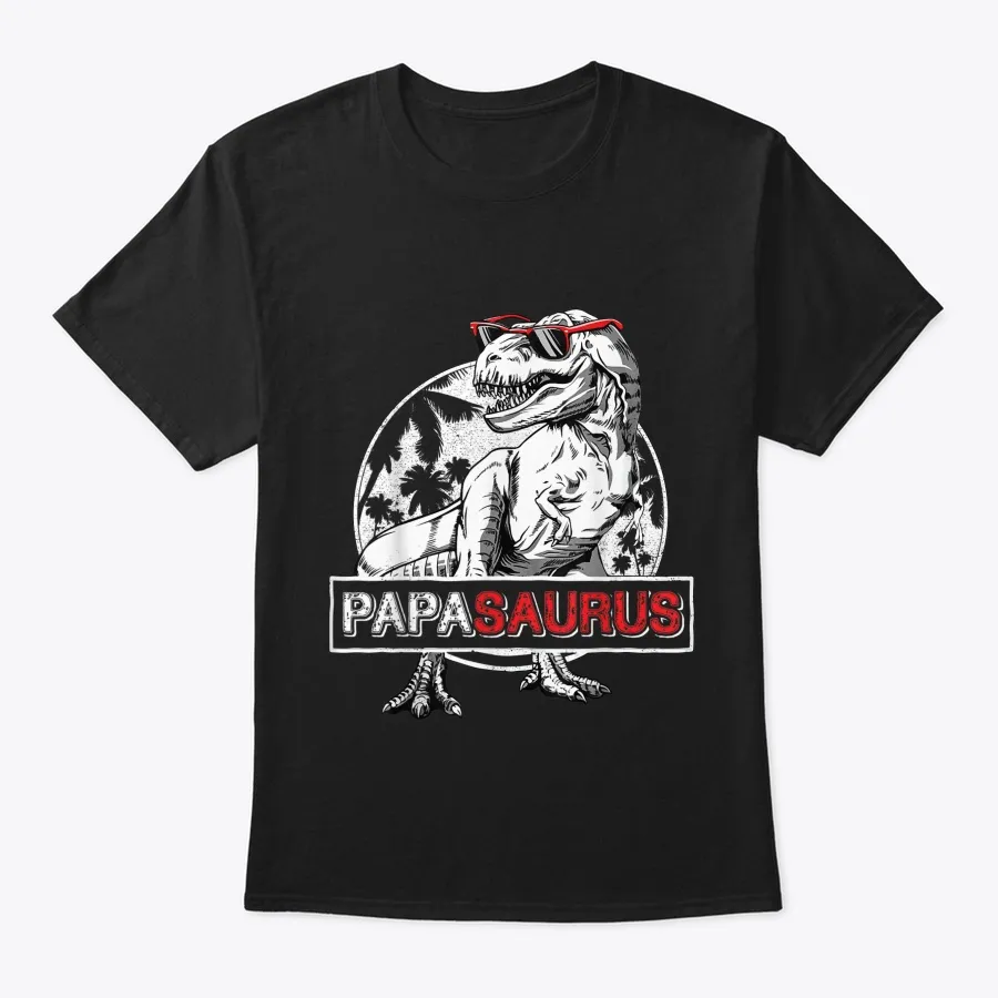 Papasaurus T Shirt T Rex Papa Saurus Din t-shirt