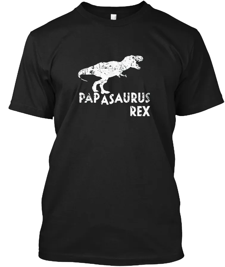 Mens Papasaurus Rex Shirt Funny Cute Dinosaur Fathers Day Gift t-shirt
