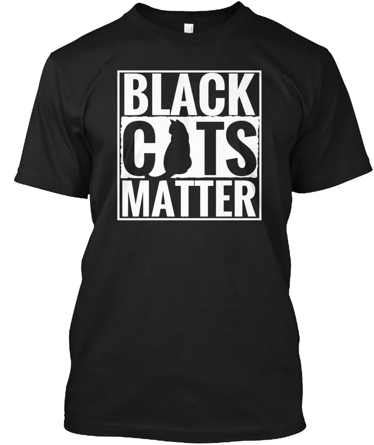 Black Cats Matter Funny Parody Blm Rescu t-shirt