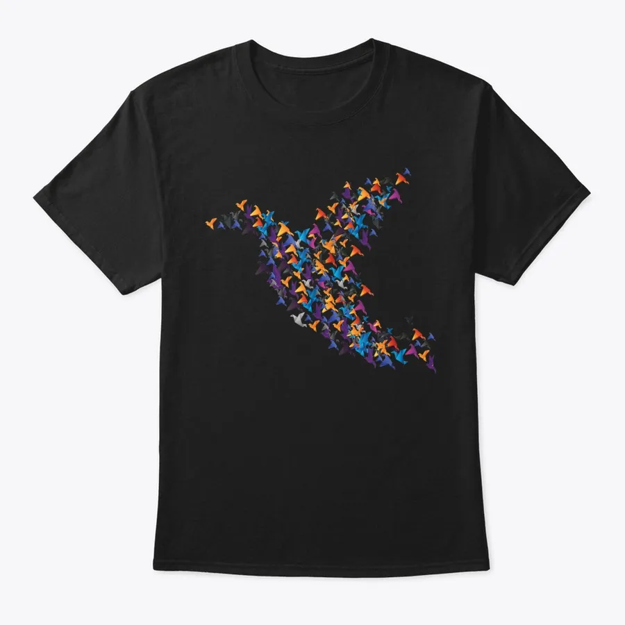 Origami Paper Crane Cool Japanese Cult t-shirt